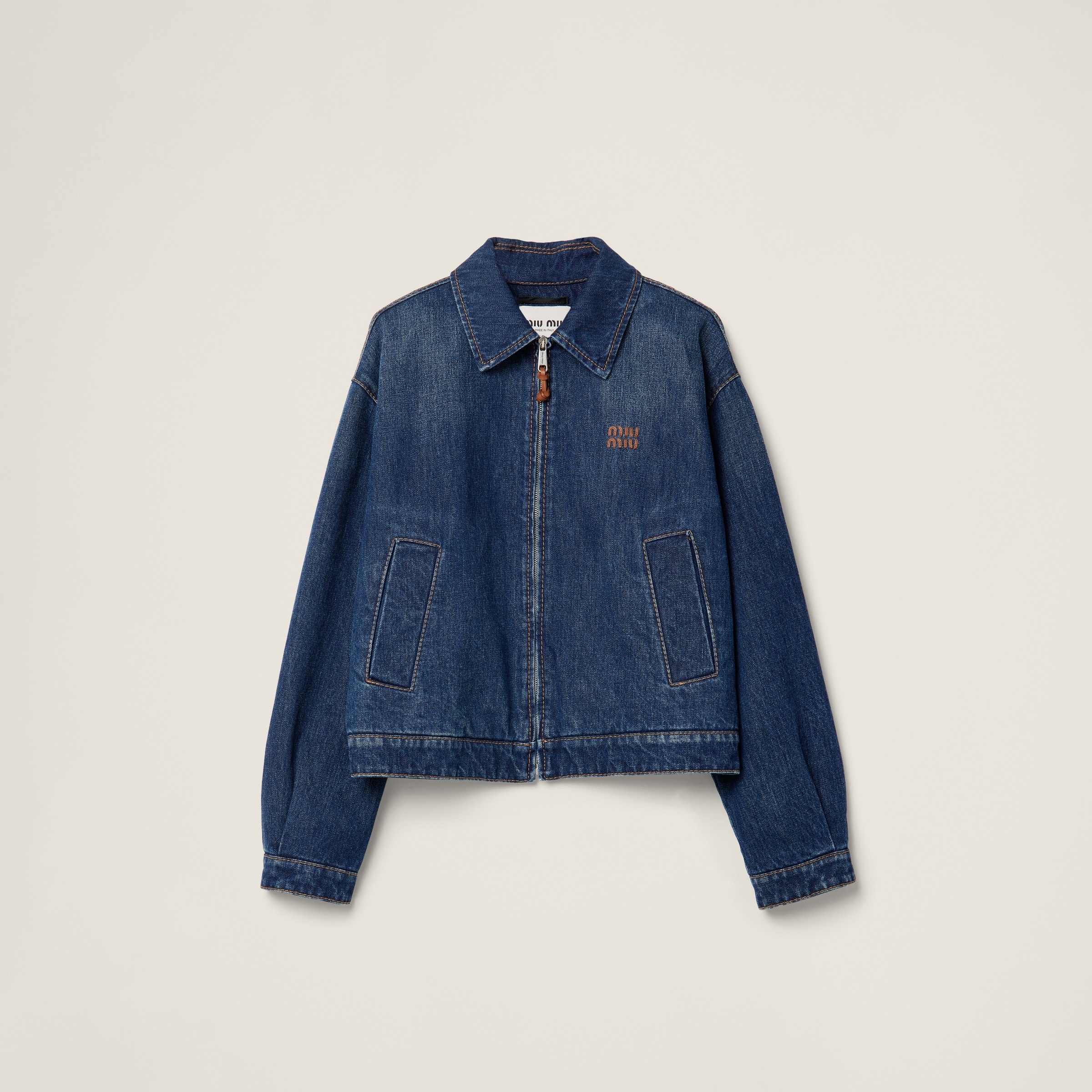 Denim trucker jacket