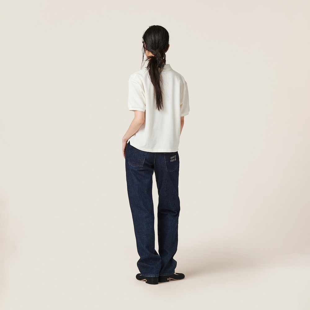 Five-pocket denim jeans