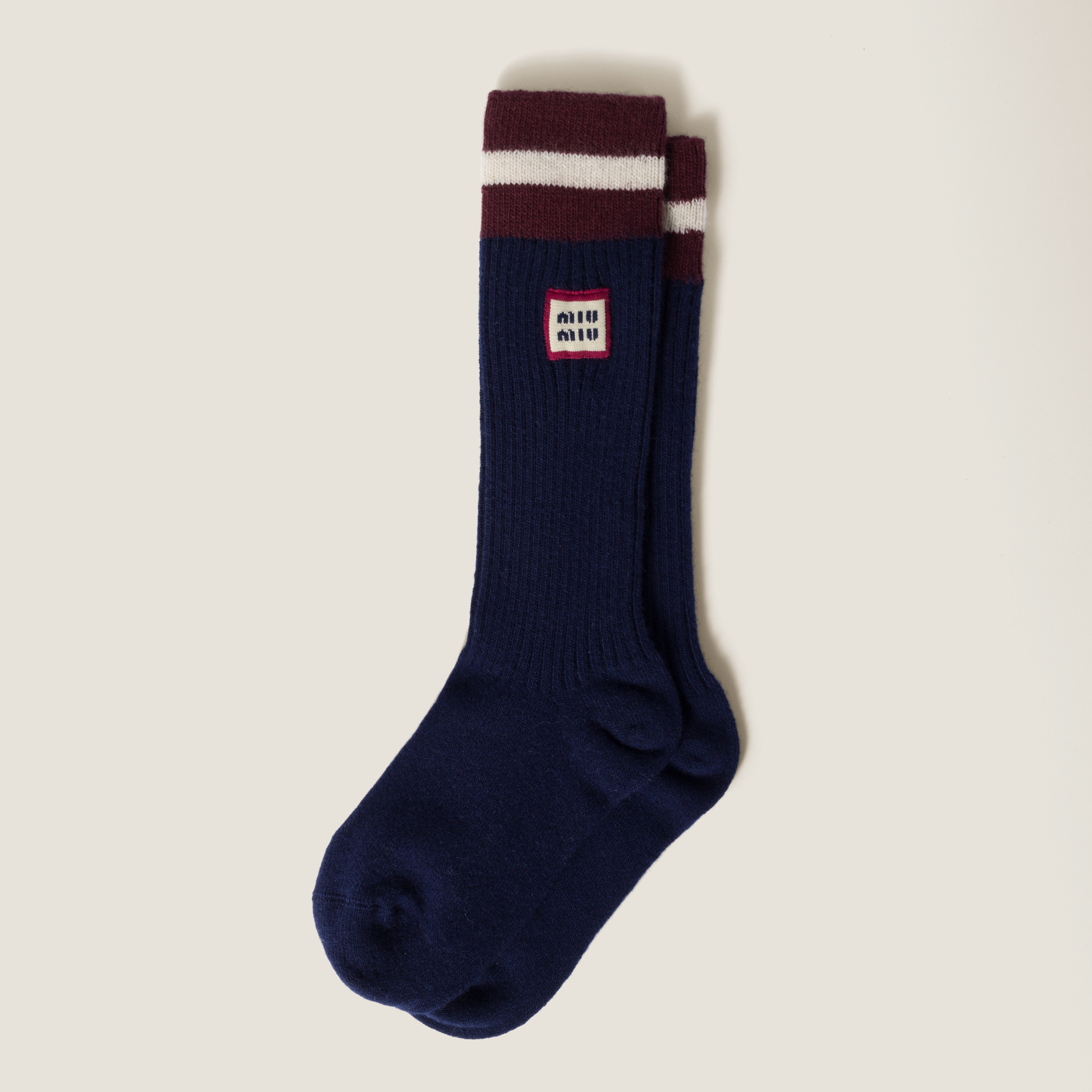 Wool and cashmere socks