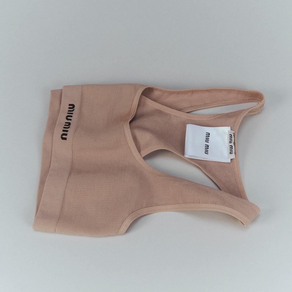 Seamless racerback top
