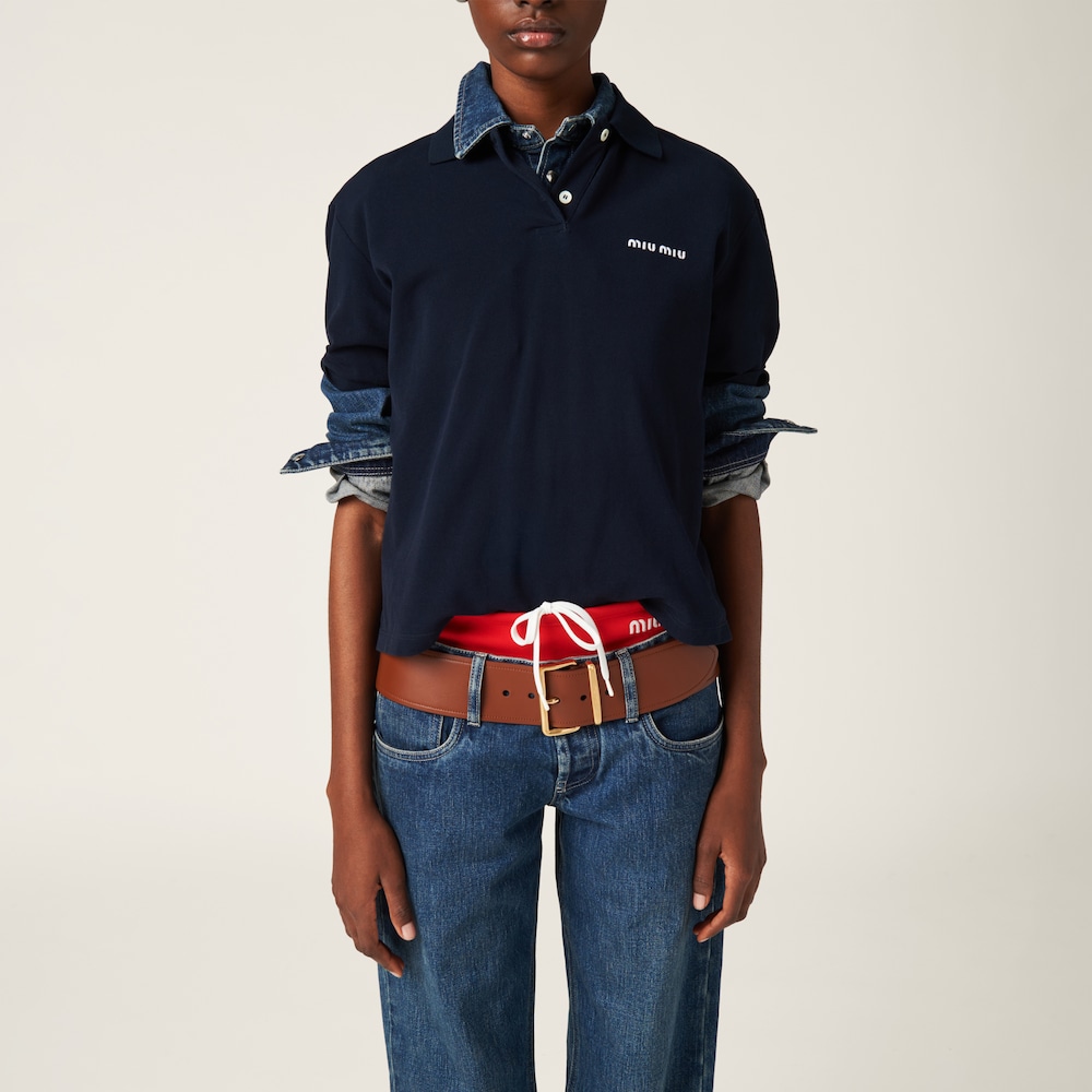 Five-pocket denim jeans