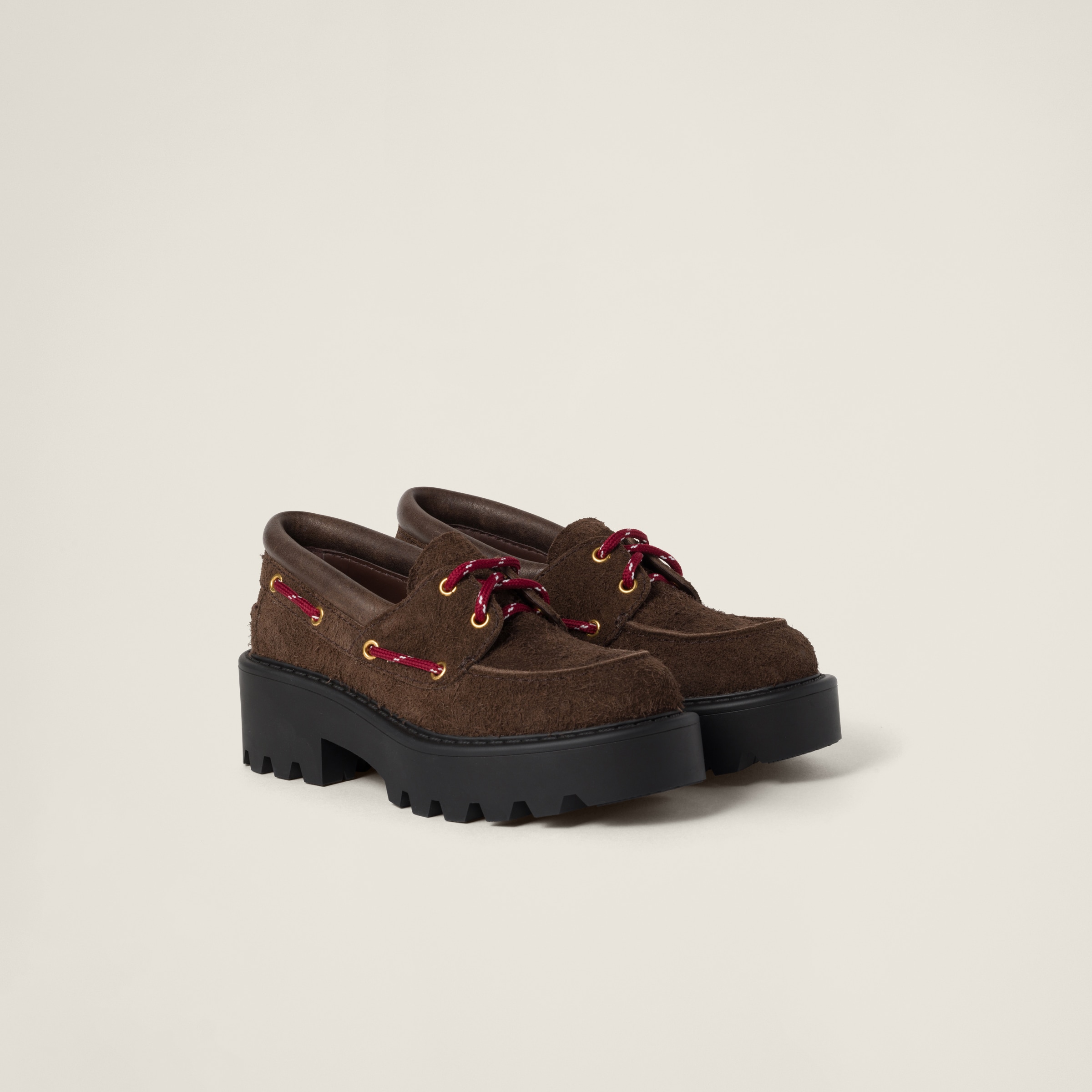Suede loafers