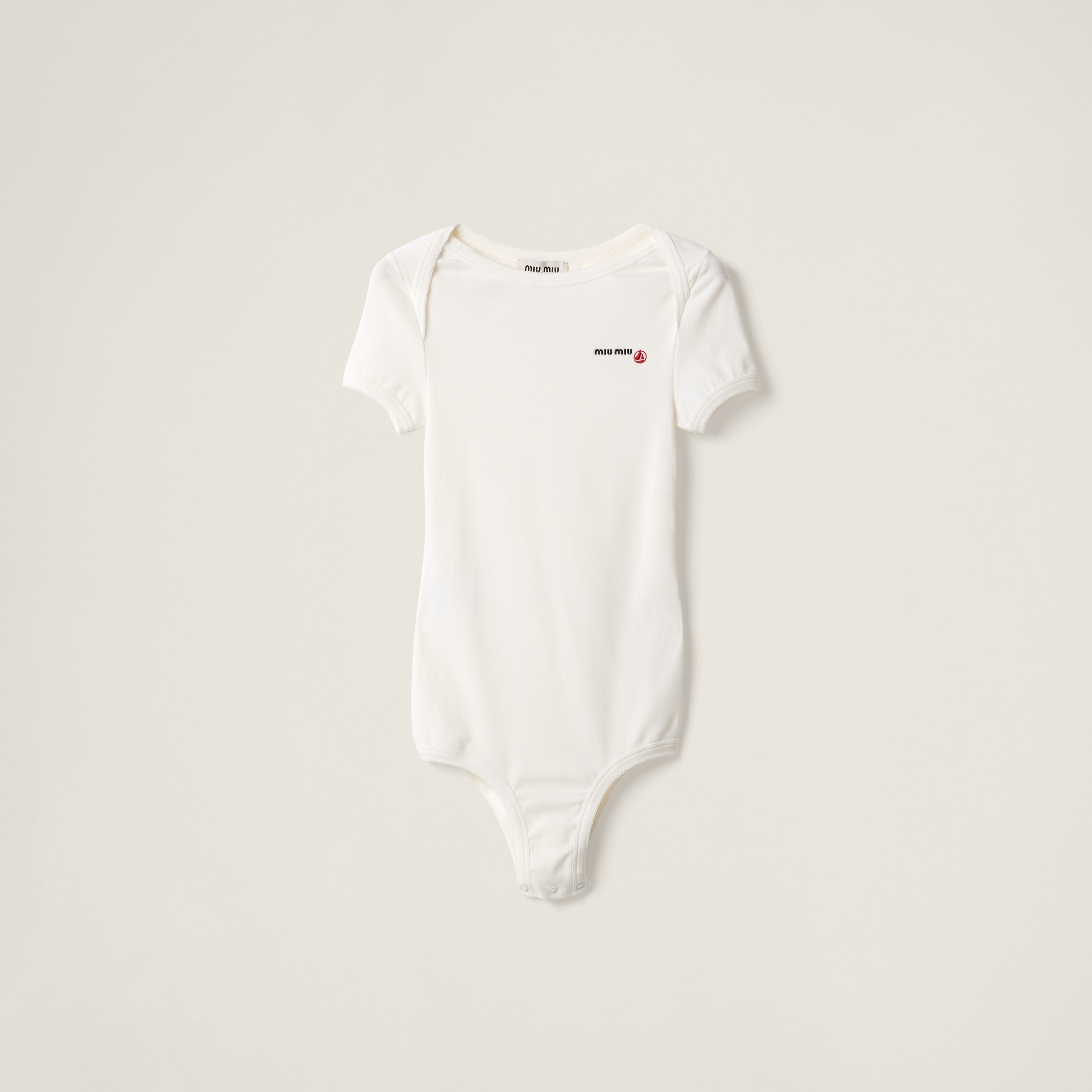 Petit Bateau X Miu Miu stretch jersey bodysuit
