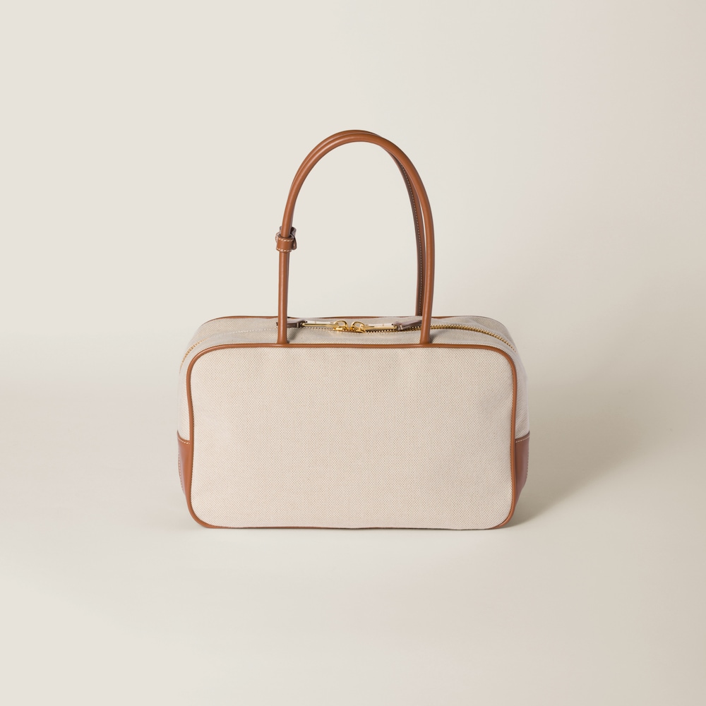 Beau canvas and leather bag