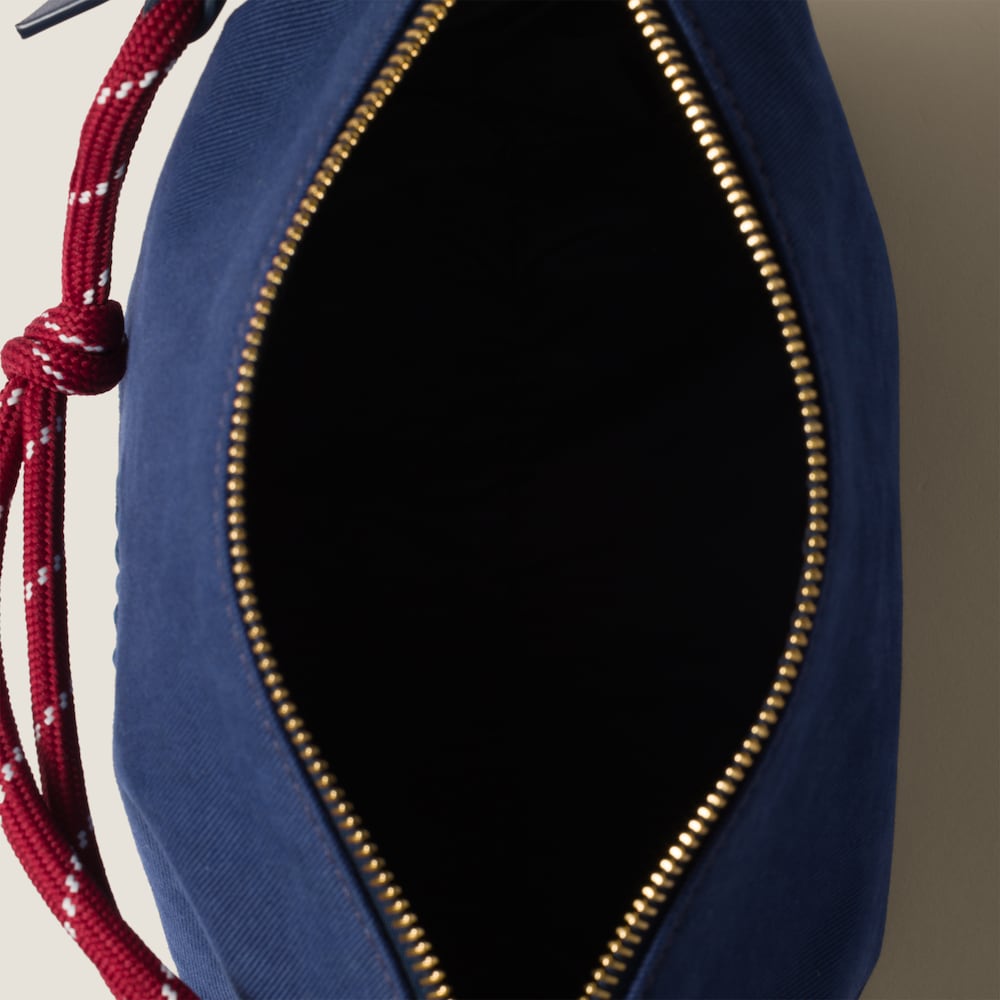 Gabardine pouch