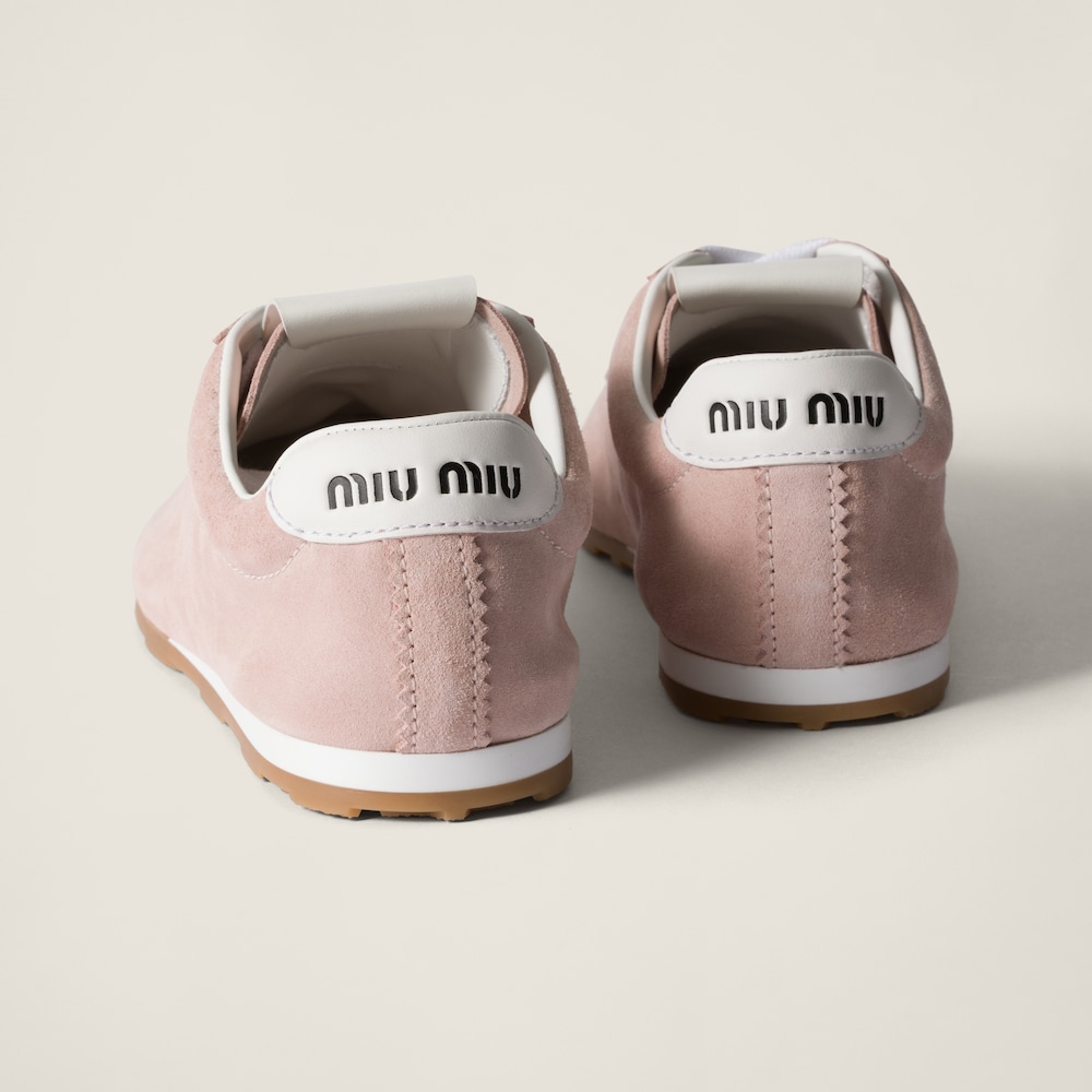 Plume suede sneakers