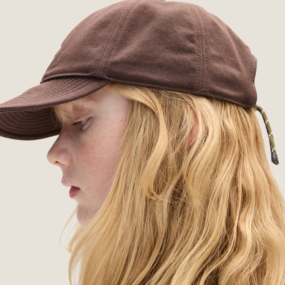 Denim baseball cap