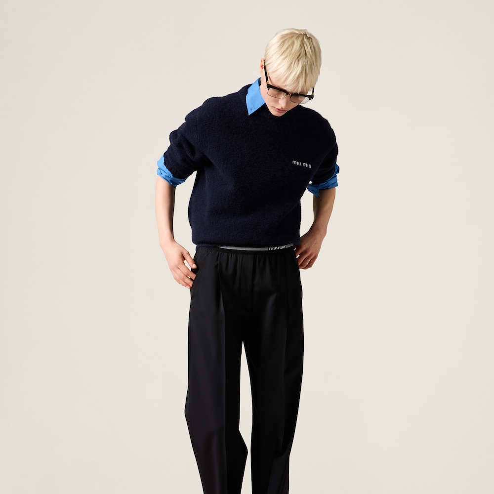 Wool joggers