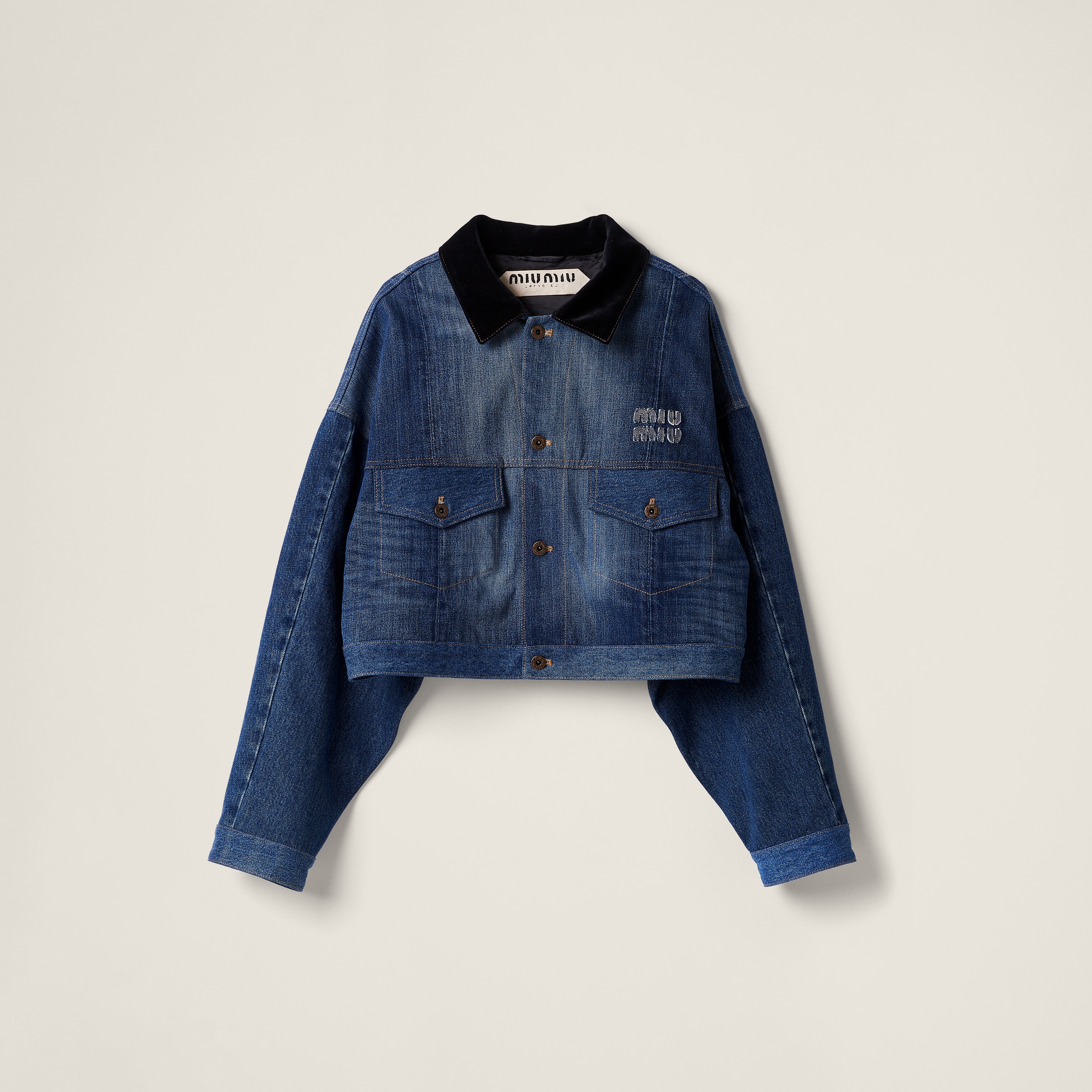 Denim trucker jacket