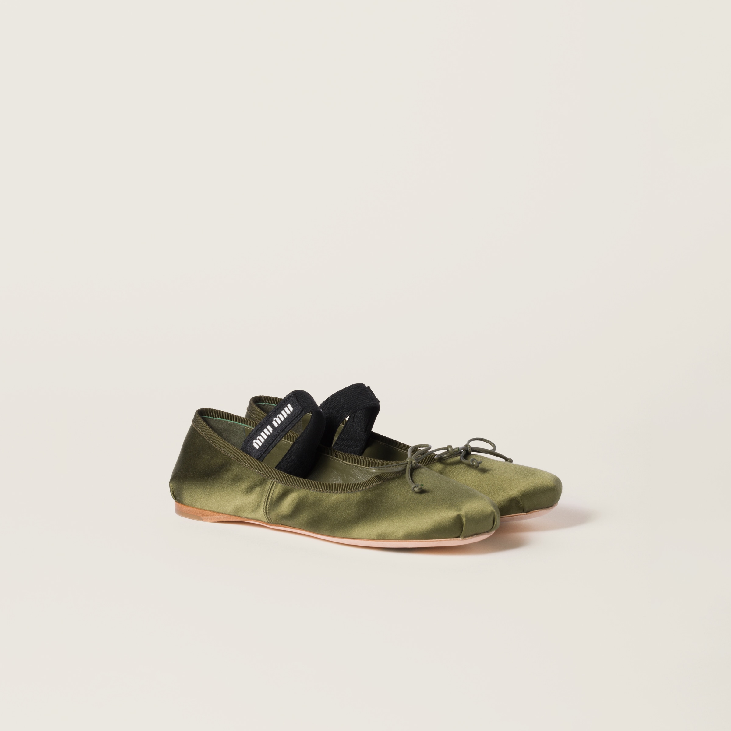 Satin ballerinas