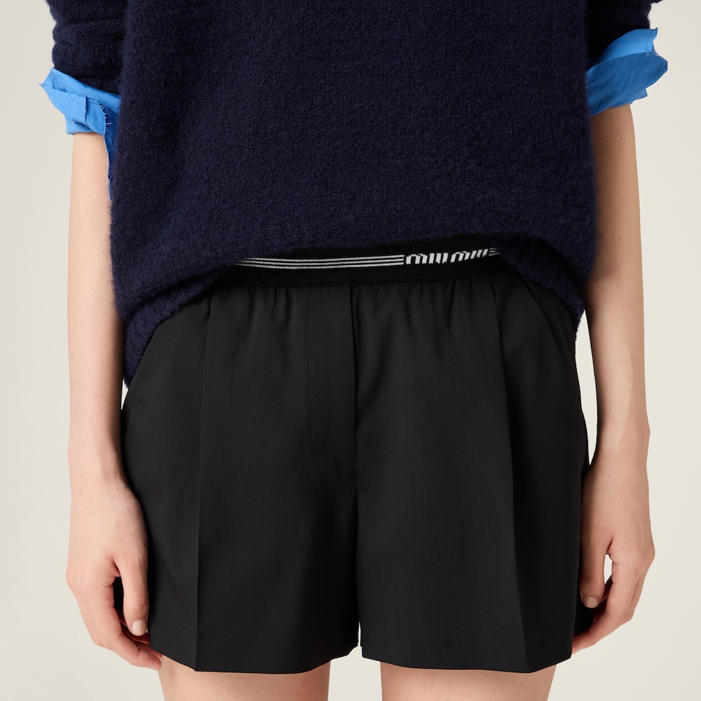 Wool shorts