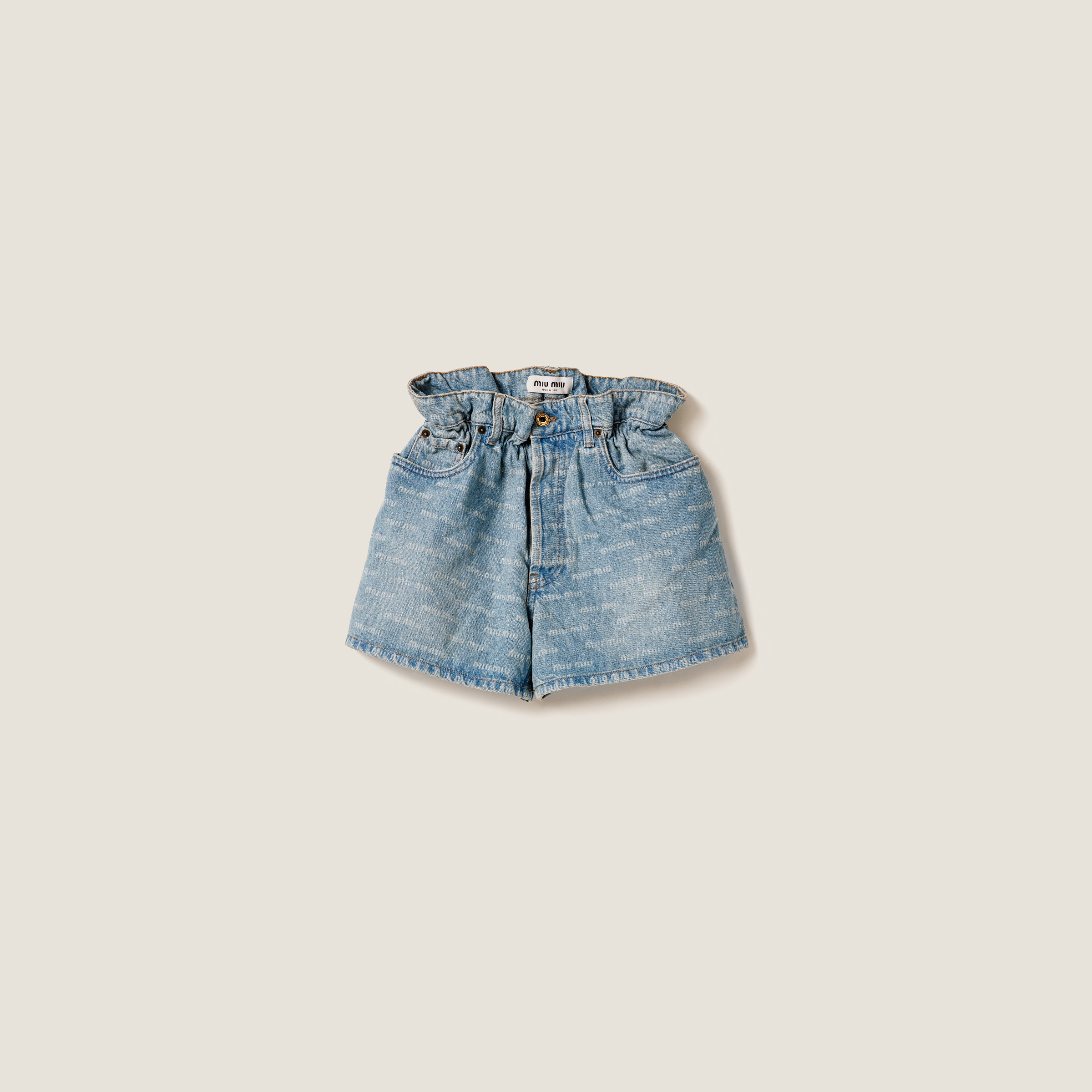 Denim shorts