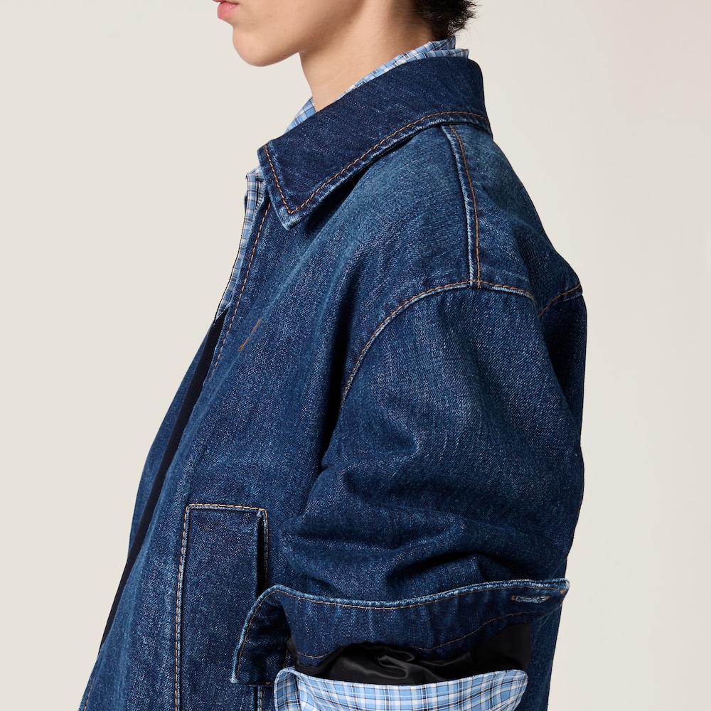 Denim trucker jacket