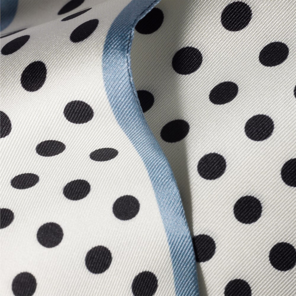 Printed twill scarf