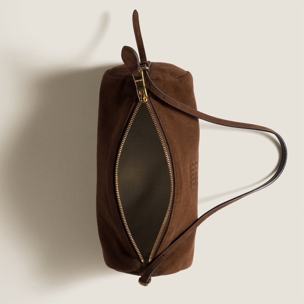 Suede pouch