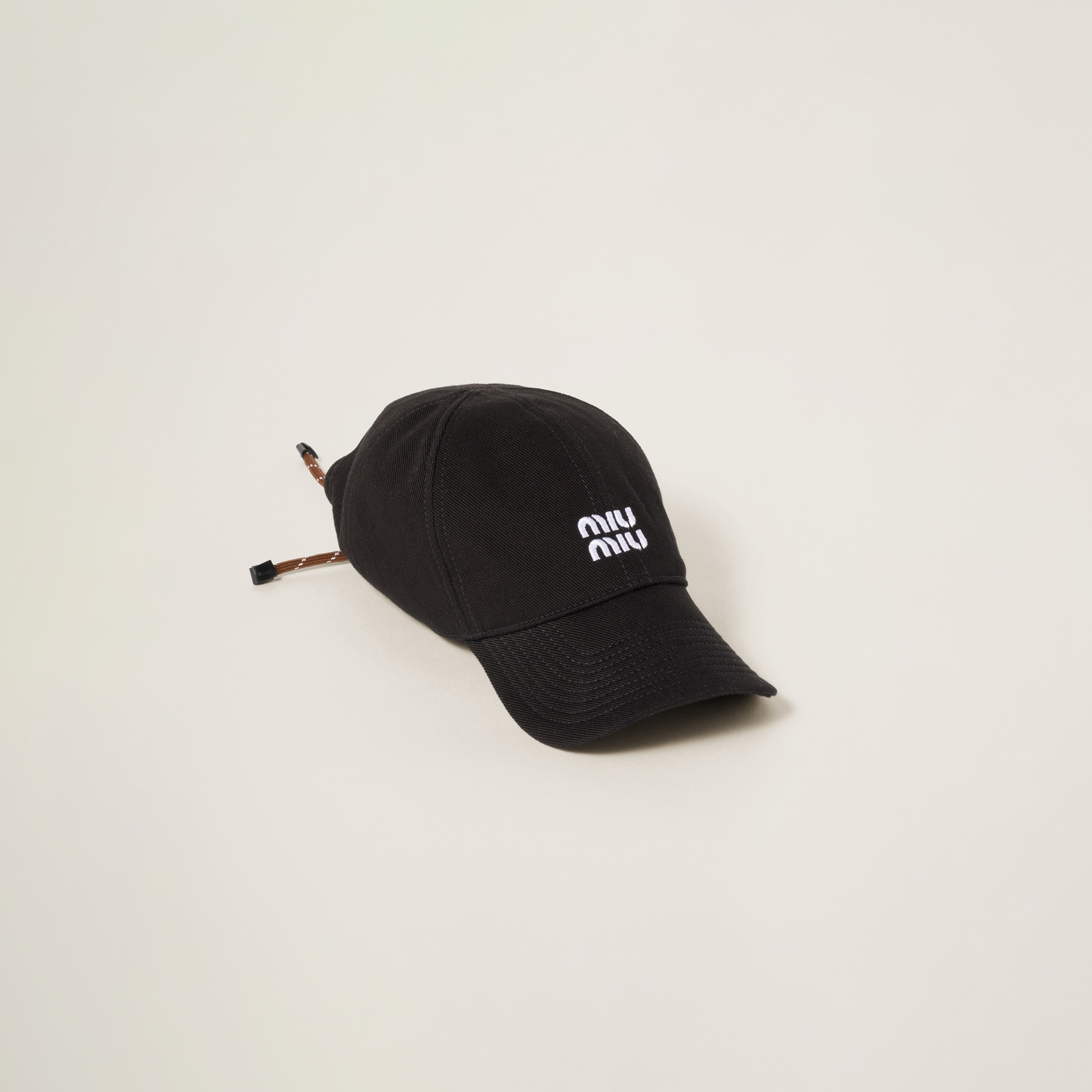 Denim baseball cap
