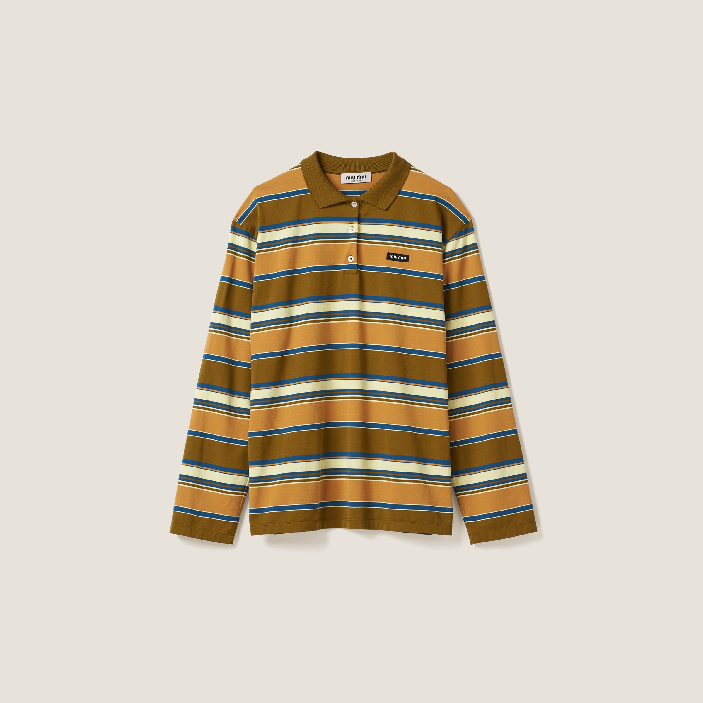 Cotton jersey polo shirt
