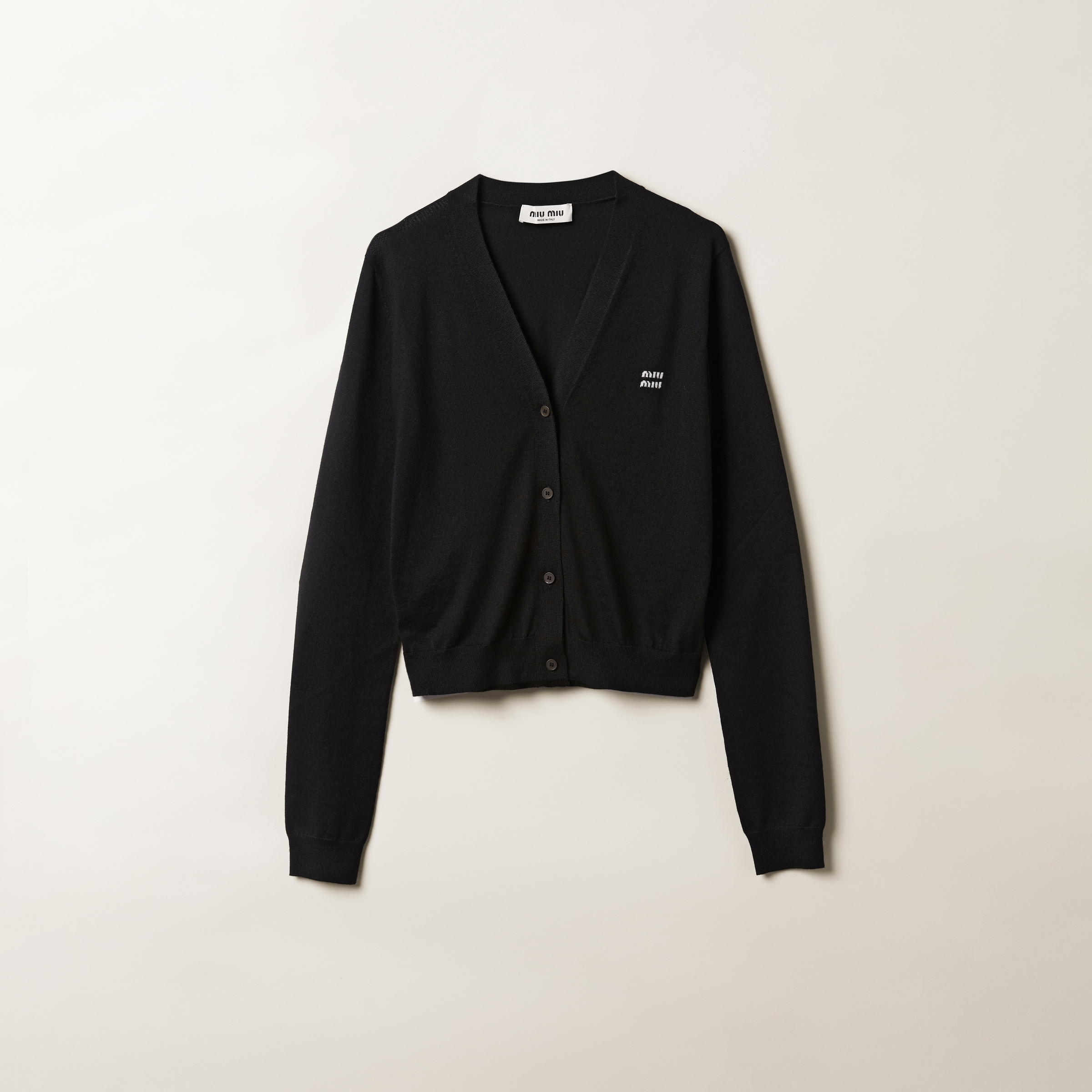 Cashmere and silk cardigan