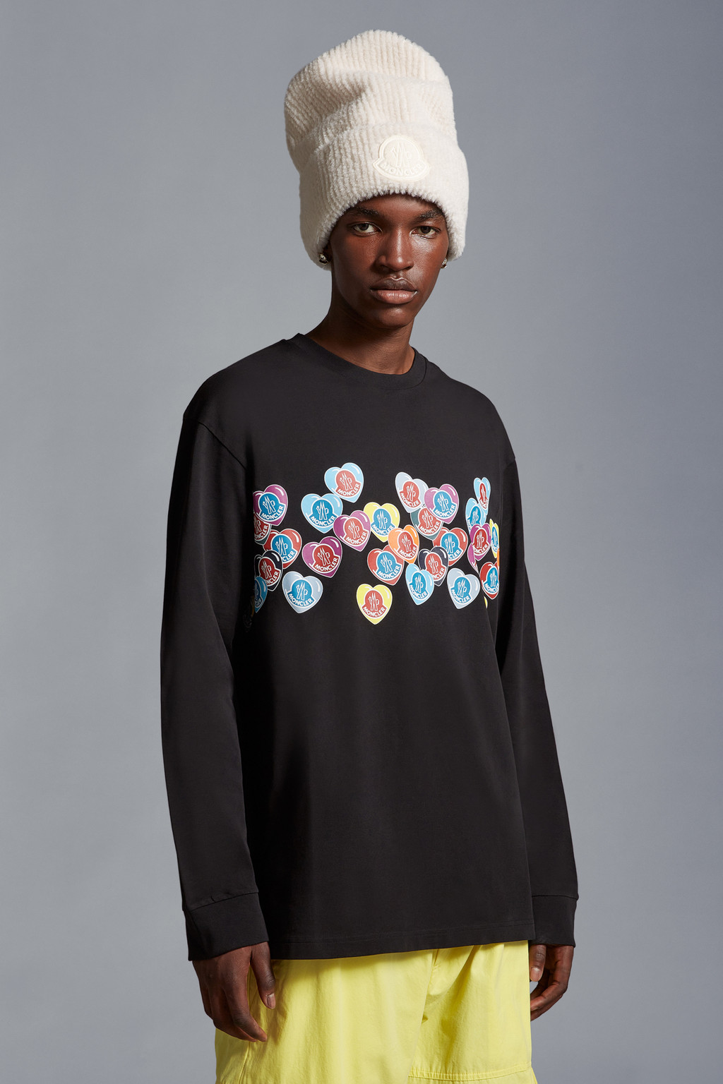 Moncoeur Motif Long Sleeve T-shirt