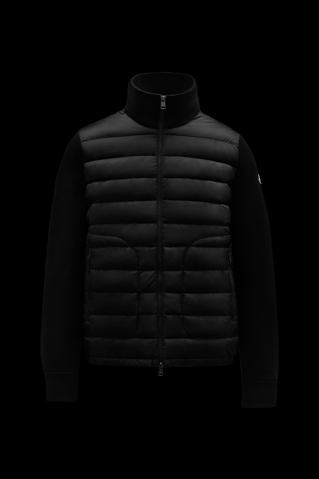 Padded Wool Cardigan