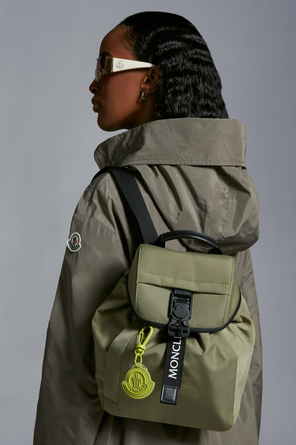 Logo Leather Key Ring