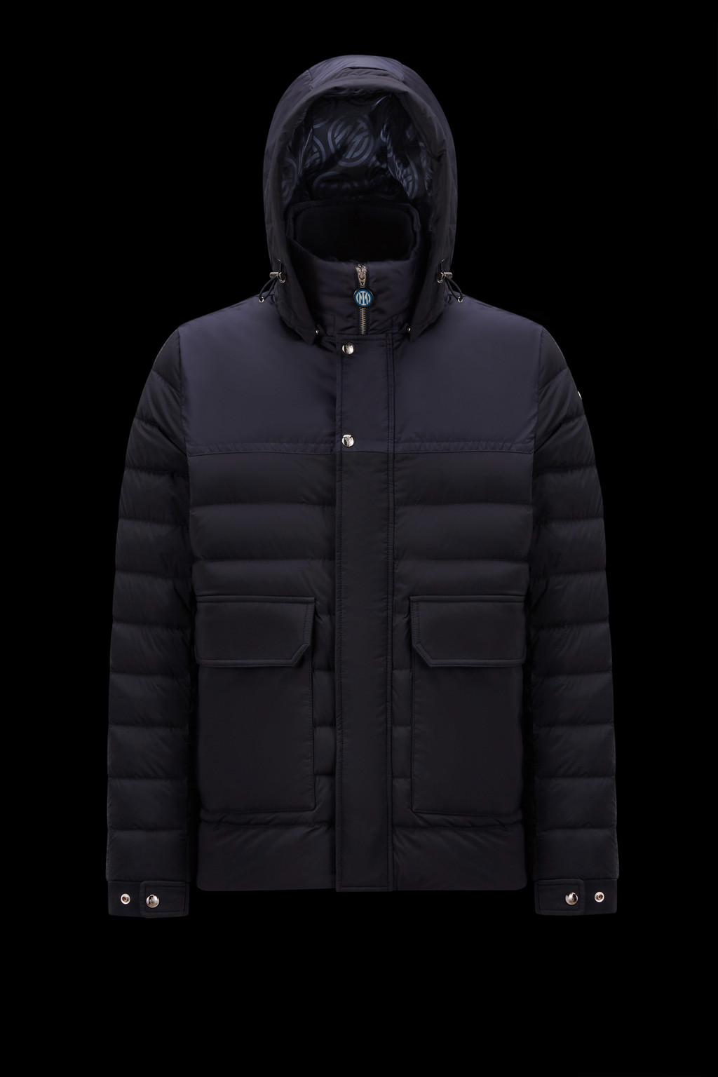 Inter x Moncler Short Down Jacket