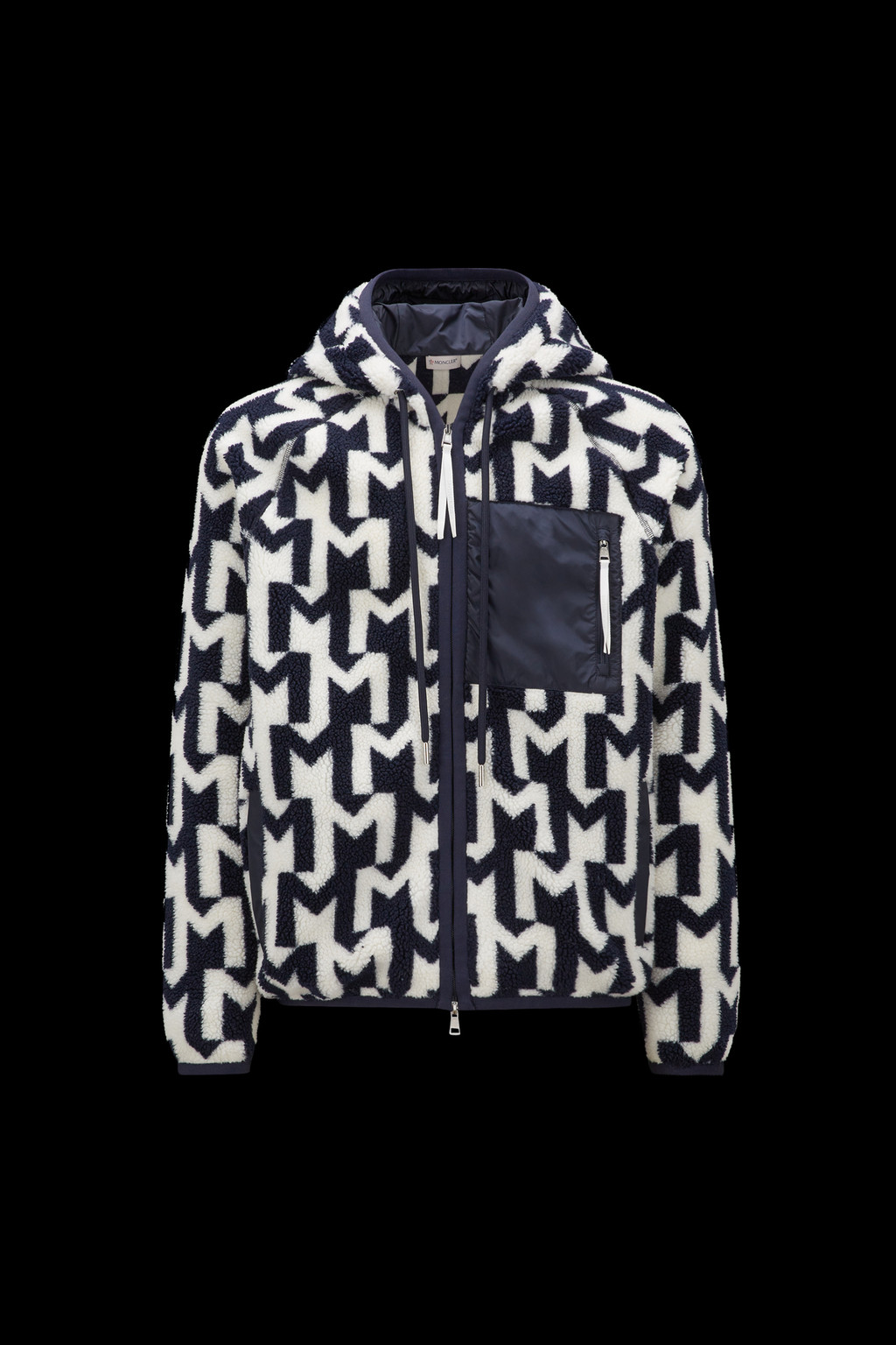 Monogram Zip-Up Hoodie