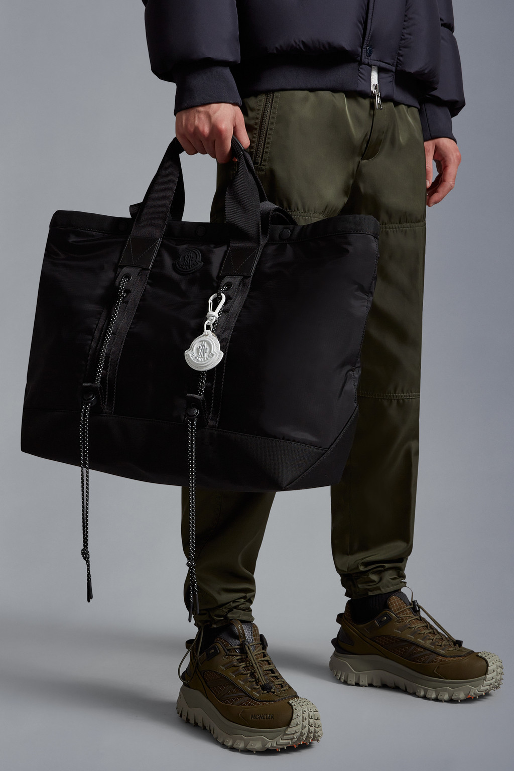 Logo Leather Key Ring