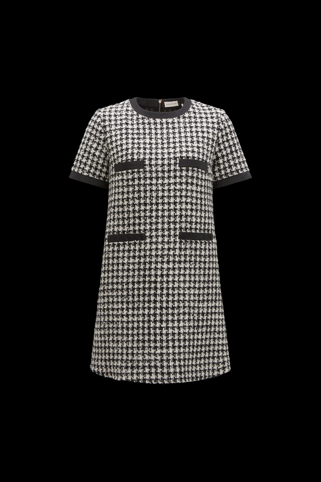 Houndstooth Bouclé Dress