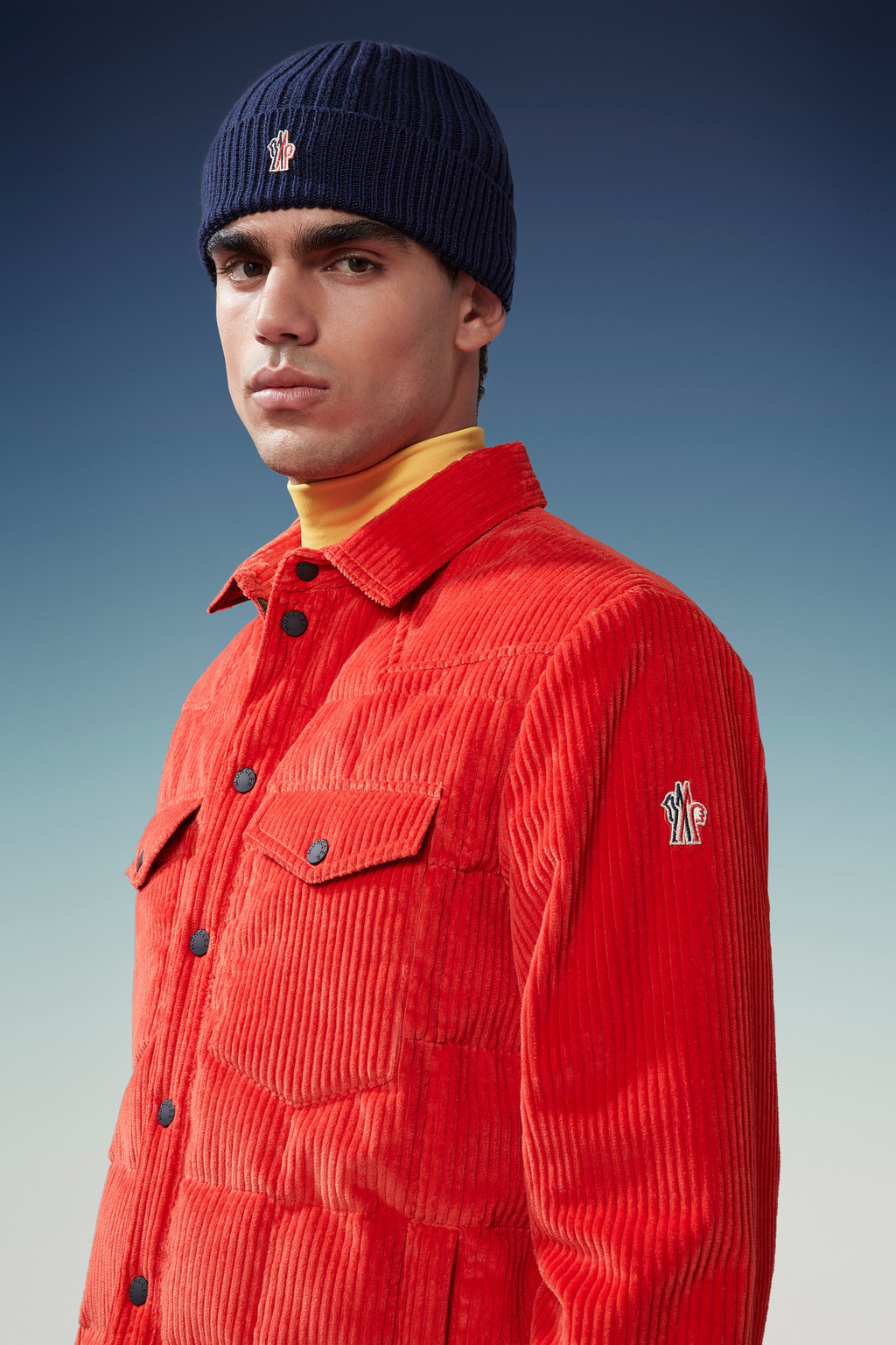 Ribbed Knit Wool Beanie