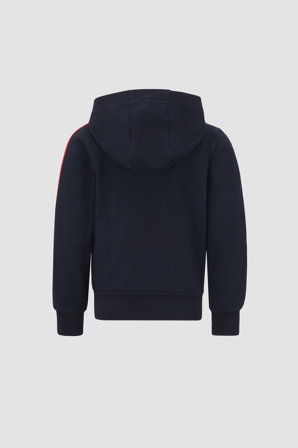 Tricolor Trim Zip-Up Hoodie