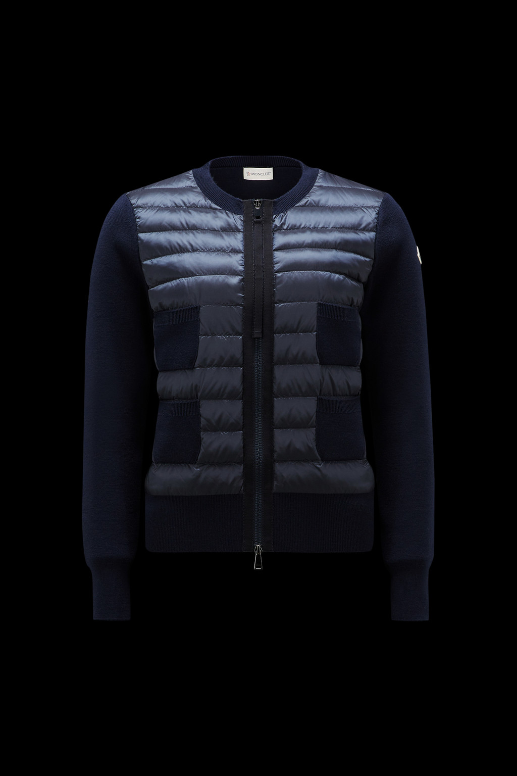 Padded Wool Cardigan