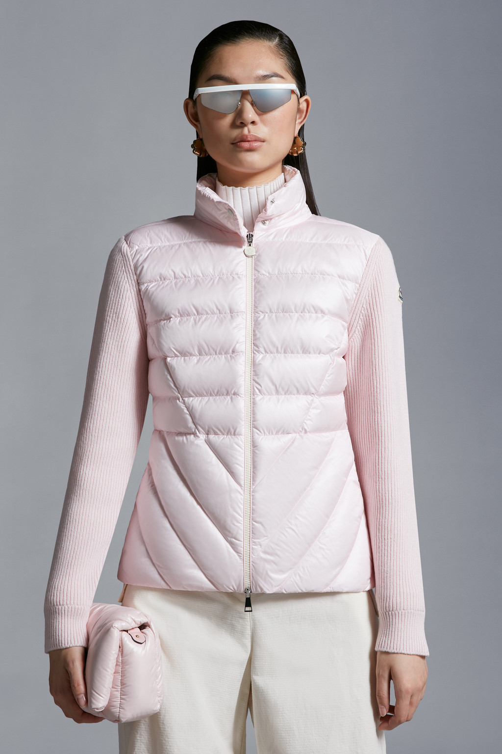 Padded Wool Cardigan