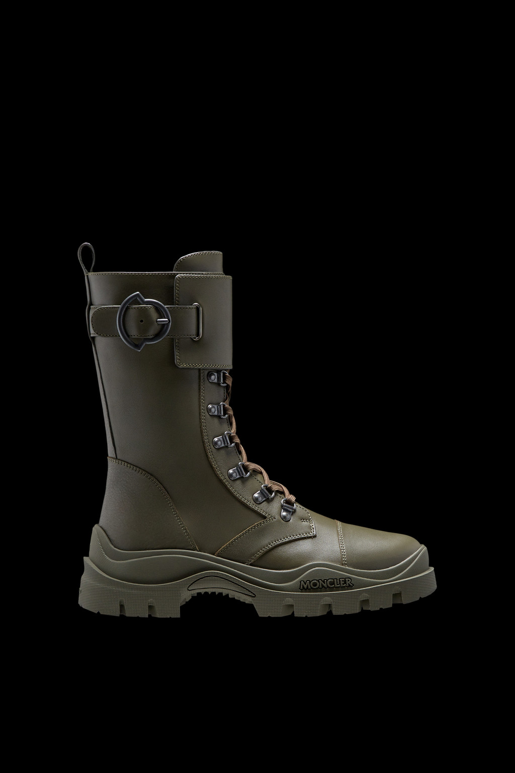 Larue Buckle Lace-Up Boots