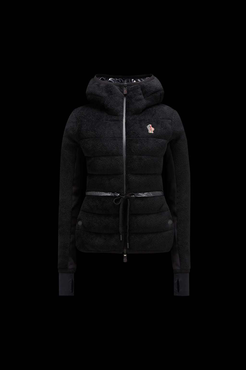 Padded Fleece Zip-Up Hoodie