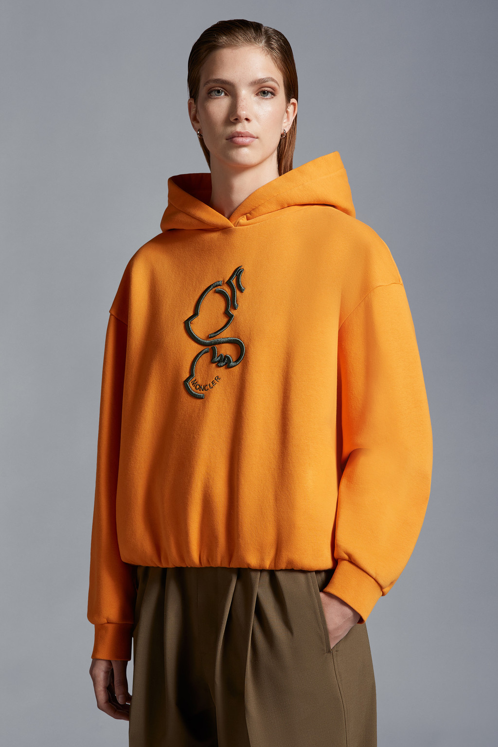 Embroidered Logo Hoodie