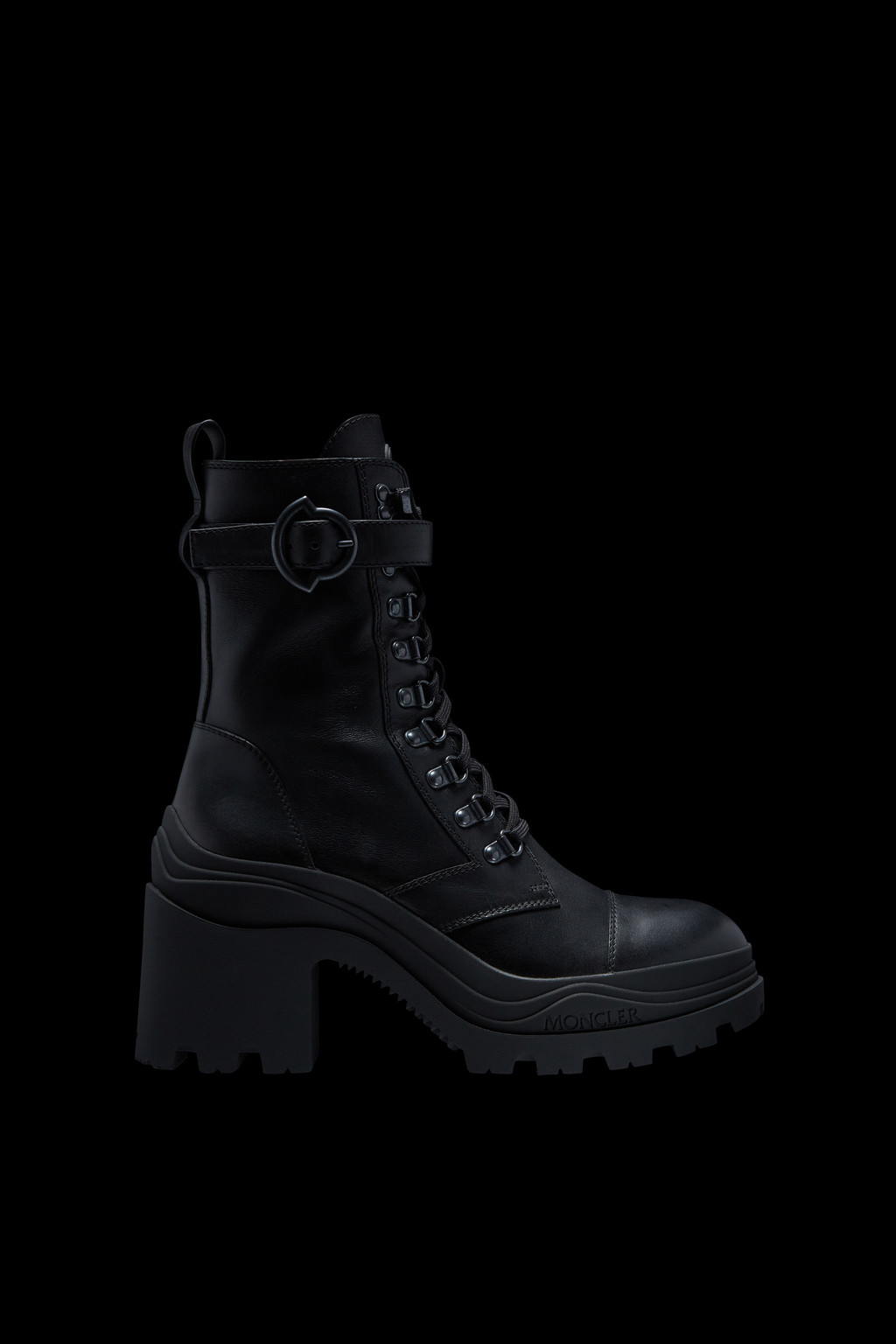 Envile Buckle Lace-Up Boots