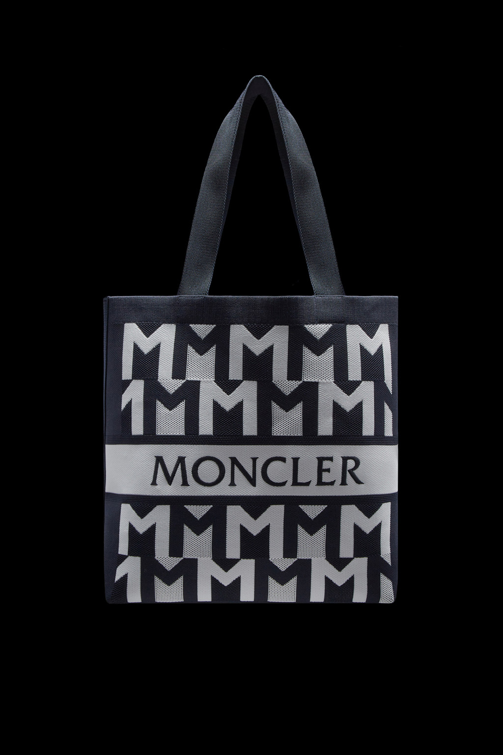 Monogram Knit Tote Bag