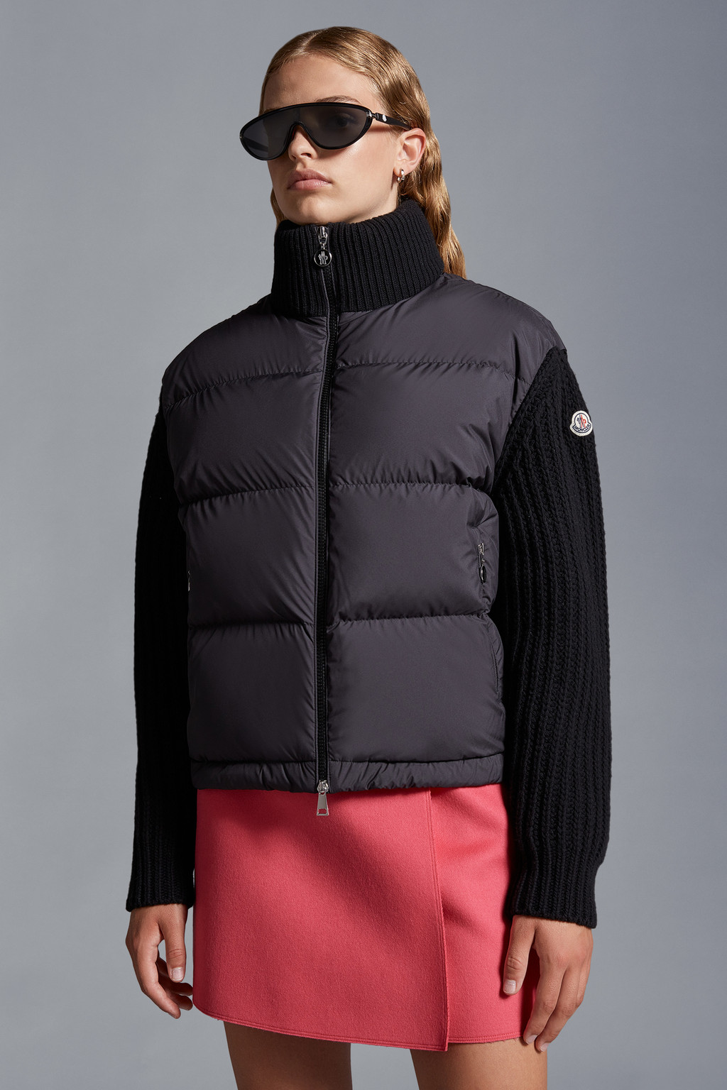 Padded Wool Cardigan