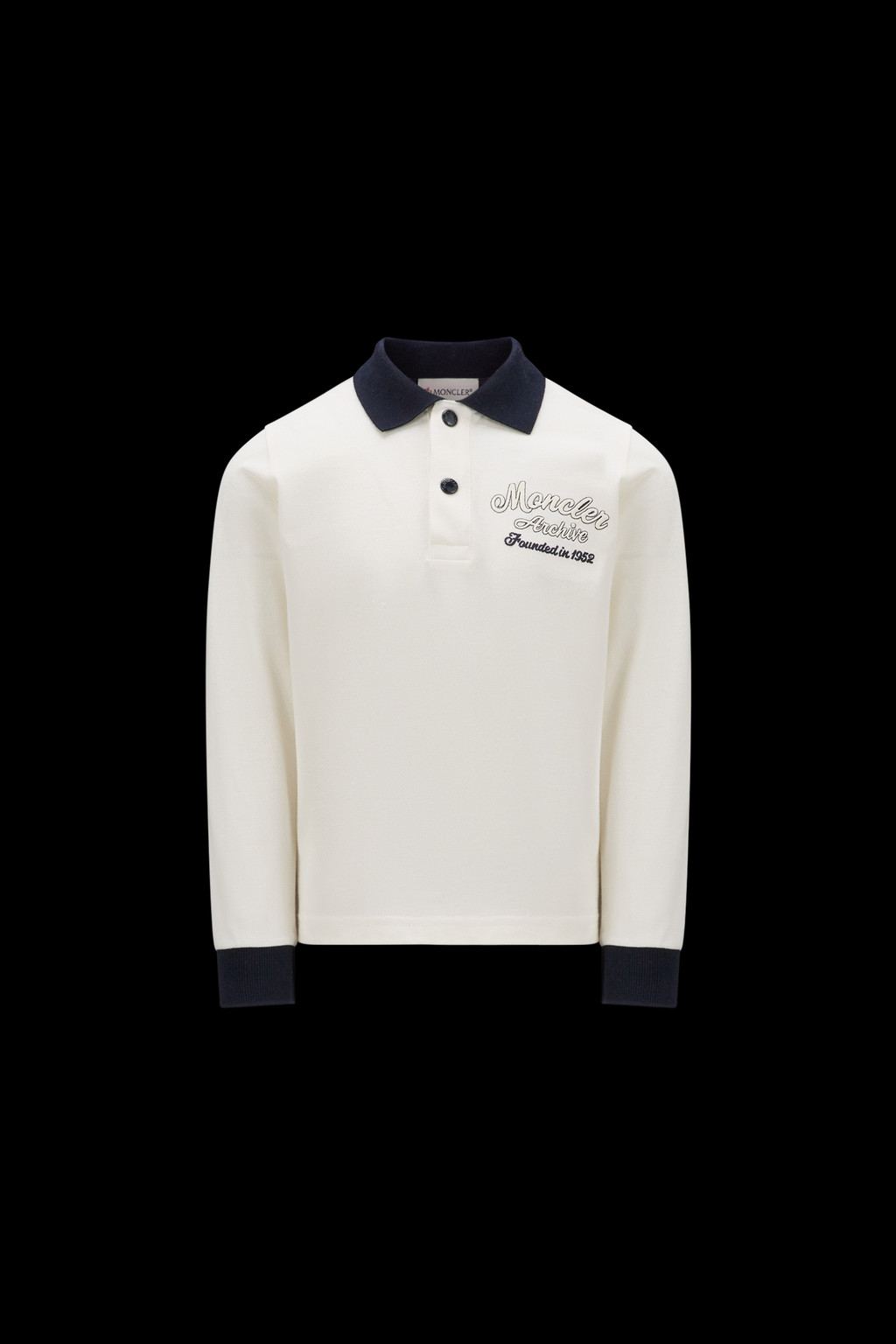 Logo Long Sleeve Polo Shirt