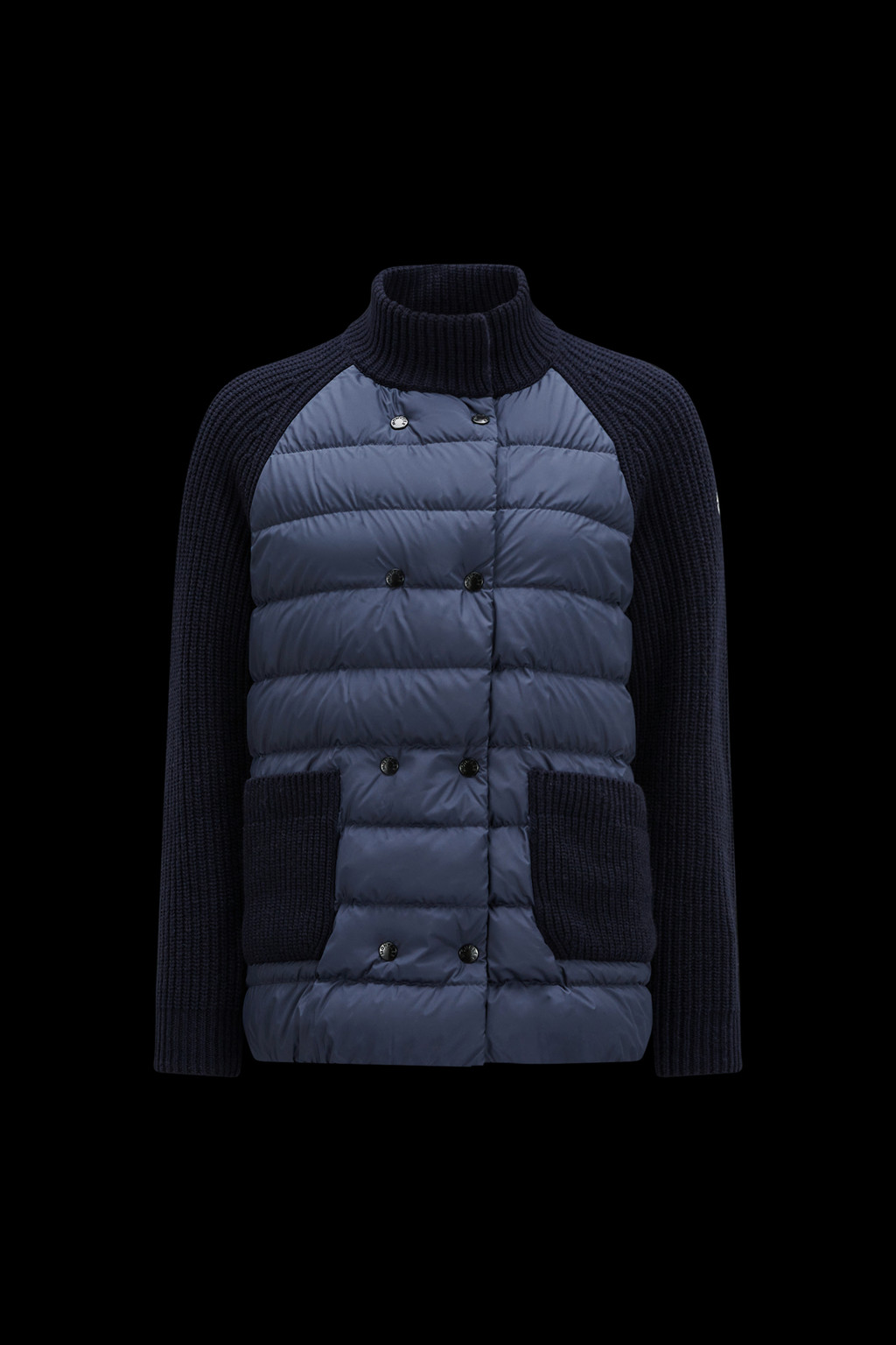 Padded Wool Cardigan