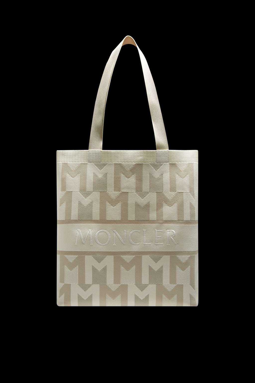 Monogram Knit Tote Bag