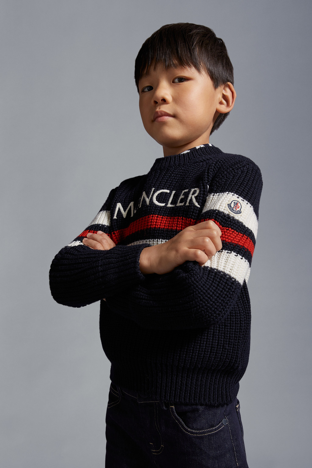 Tricolor Wool Sweater