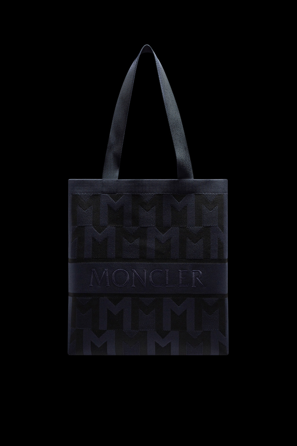 Monogram Knit Tote Bag