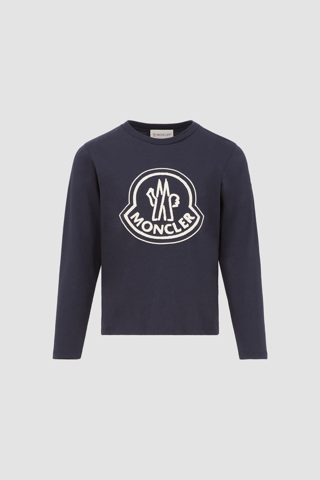 Embroidered Logo Long Sleeve T-Shirt