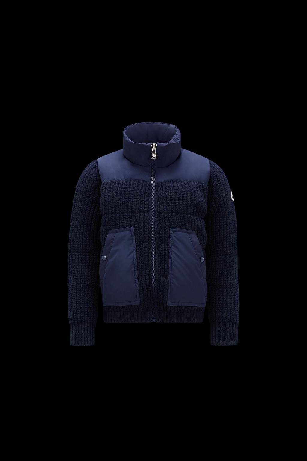 Padded Wool Cardigan