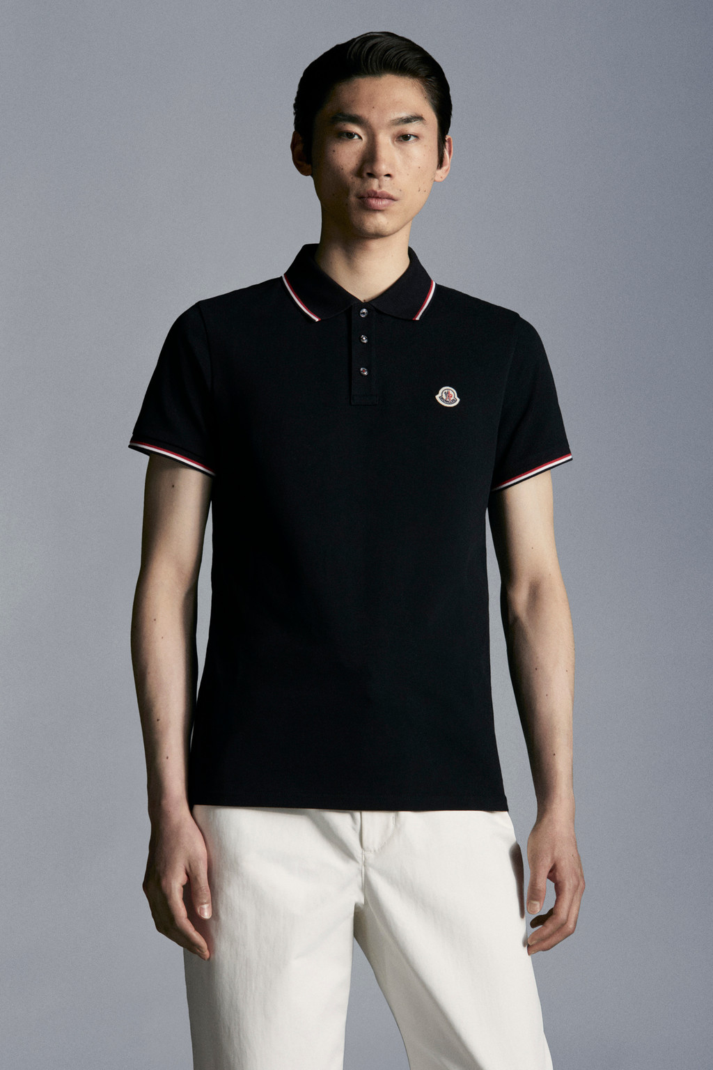 Logo Patch Polo Shirt