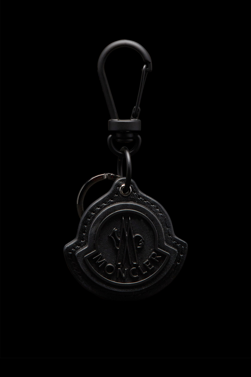 Logo Leather Key Ring