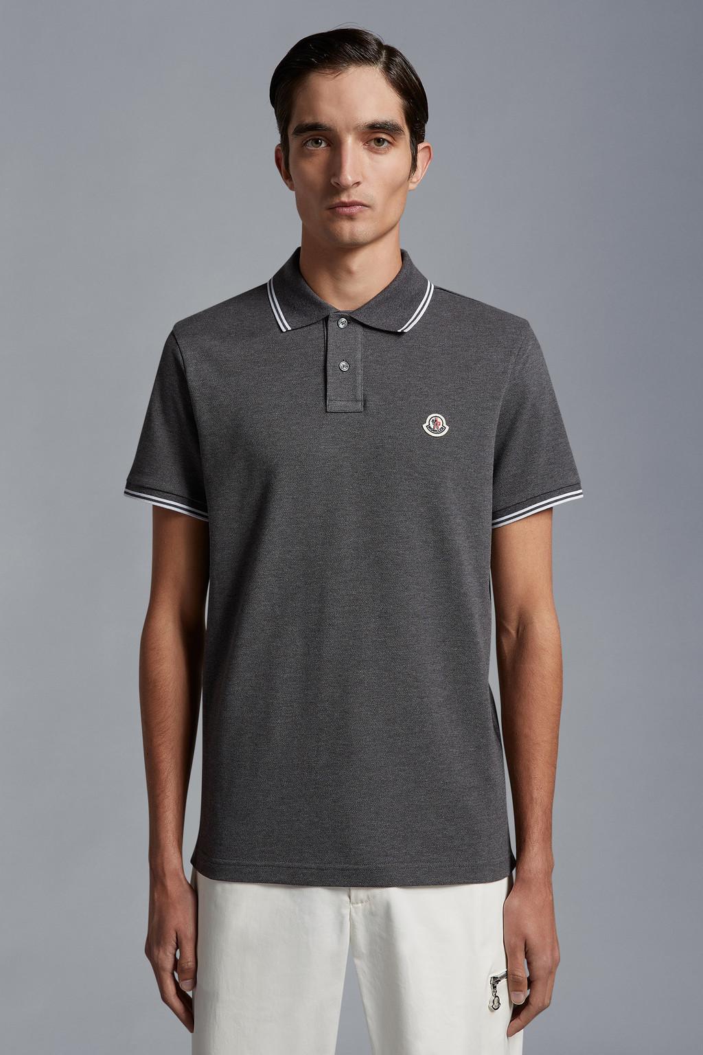 Logo Patch Polo Shirt