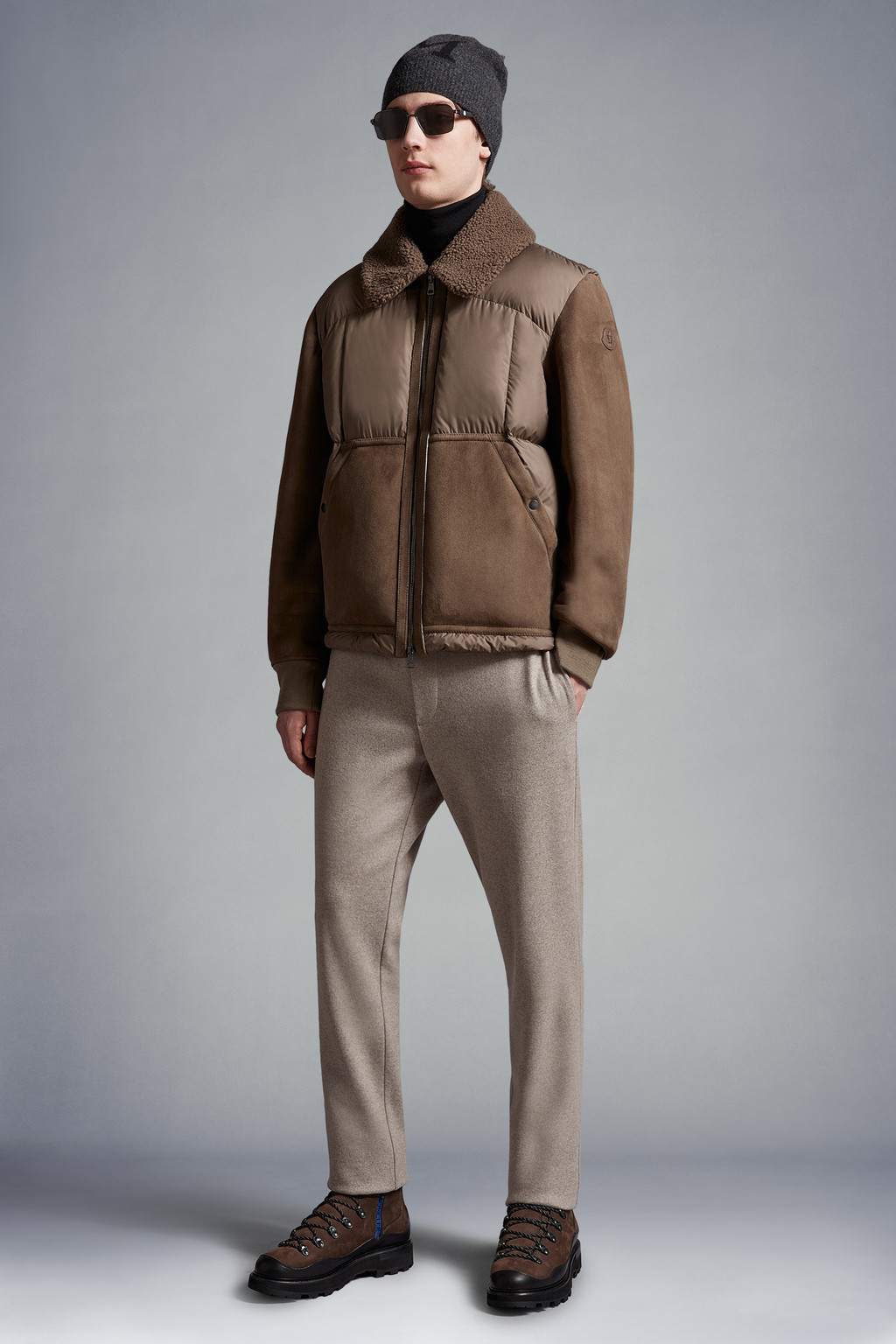 Gers Leather Down Jacket